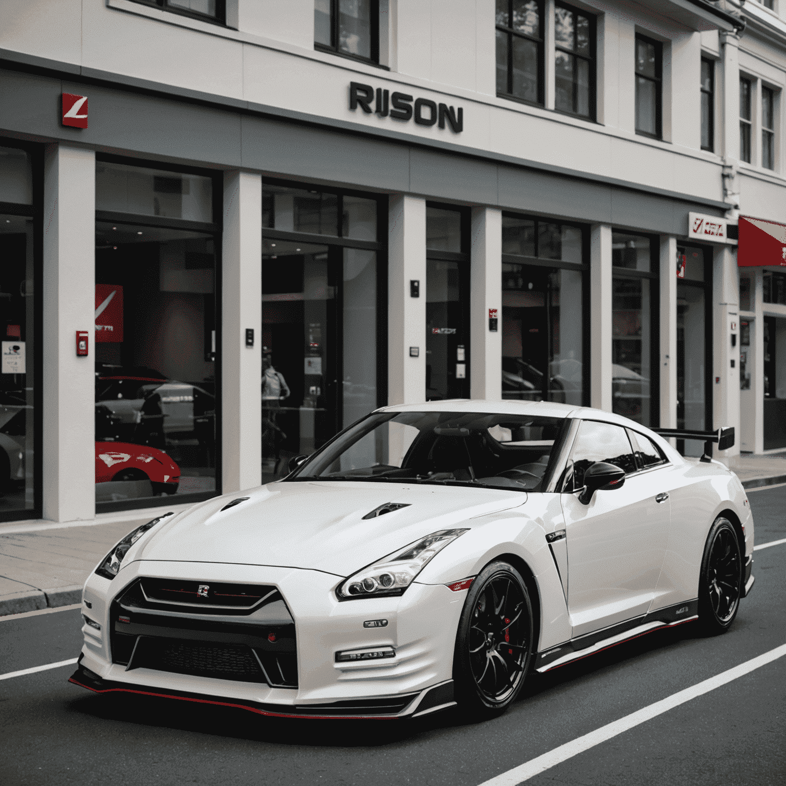 The latest R35 GT-R NISMO edition, showcasing its cutting-edge design and carbon fiber components
